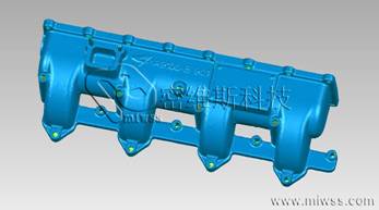 汽车进气歧管三维扫描逆向案例