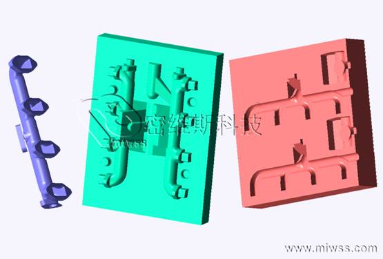 三维扫描之进气歧管模具设计